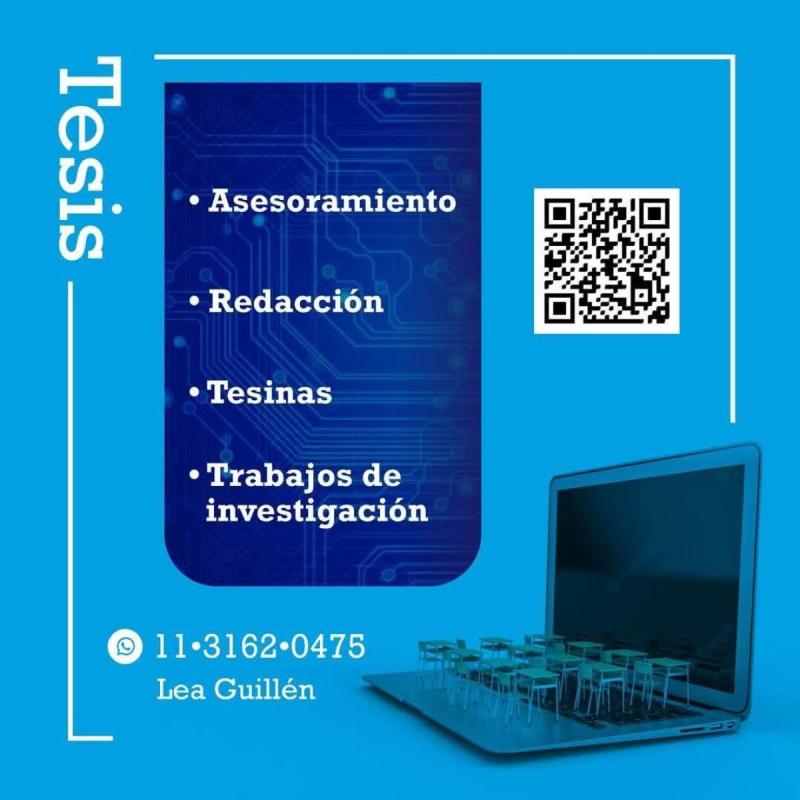Tu tesis con 0 estrés, asesorías, correcciones y redacciones