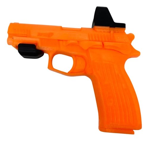 Clip Pistolera Portación Oculta Universal Riel Picatinny Zurdo/diestro Negro / Naranja (pieza Demost - 8