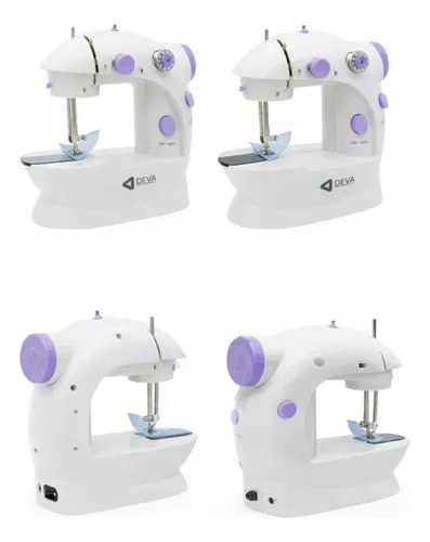 Maquina De Coser Chica Con Pedal Blanco - 4