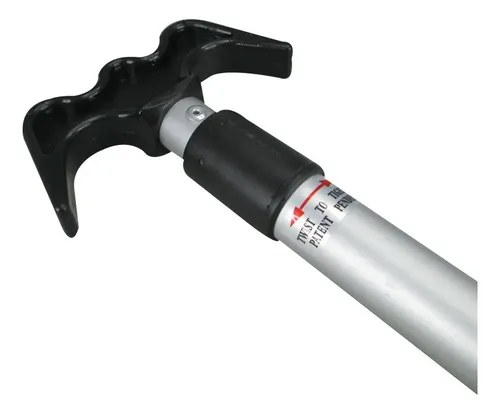 Pala Bichero Remo Extensible Aluminio Flotante Lancha Bote Negro - 2