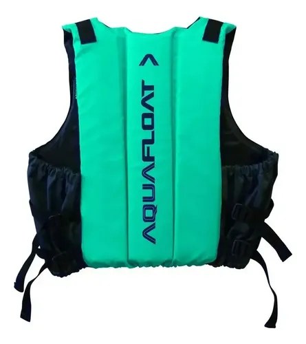 Chaleco Salvavidas Aquafloat New Bass Color Aquamarine Talle L - 3