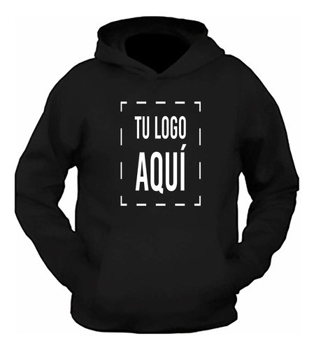 Buzo Canguro Frisa Estampa Tu Logo Frente R2 Personalizado - 2
