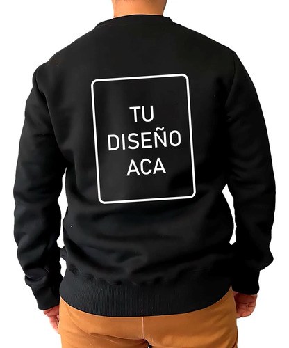 Buzo Cuello Redondo Personalizado Con Tu Logo/imagen R1 + R2 - 2