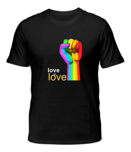 Remera Orgullo Lgbt Pride Love Is Love Algodon 100% Premium - 3