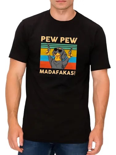 Remera Perro Salchicha Pew Pew Meme Premiun Algodon 100% - 2