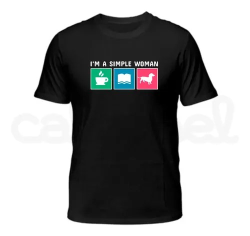 Remera Perro Salchicha Simple Dachshund Algodon 100% Premium - 3