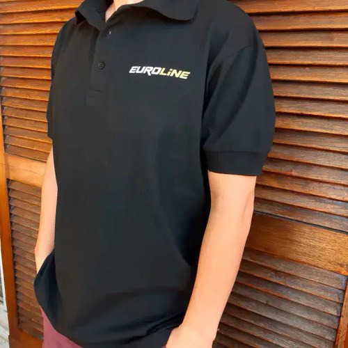 Chomba Personalizada Con Tu Logo/diseño Premium Pique En R1 Negro Liso L - 5