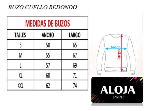 Buzo Cuello Redondo Personalizado Con Tu Logo/imagen R1 + R2 - 7