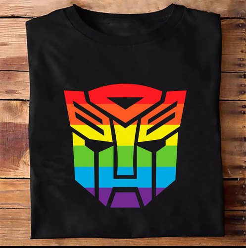 Remera Orgullo Lgbt Optimus Pride Algodon 100% Premium - 4