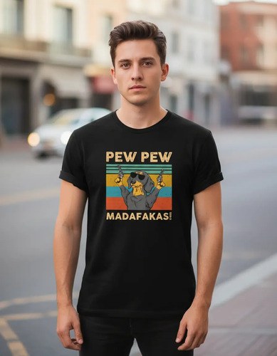 Remera Perro Salchicha Pew Pew Meme Premiun Algodon 100% - 6
