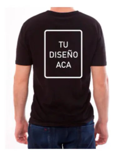 Remera Personalizada Frente Y Espalda Premium Algodon 100%. - 4