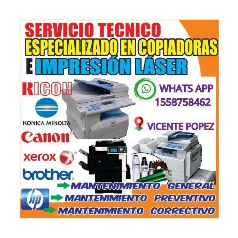 Servicio Tecnico Fotocopiadoras Impresoras