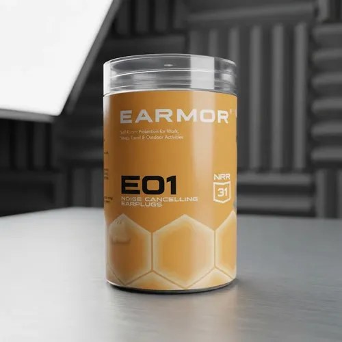 Tapones Para Oídos Earmor E01 Cancelación Ruido Nrr 31 Colores