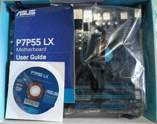Motherboard Asus P7p55 Lx + Intel I5-650 + 4gb Ram Ddr3 Azul Acero - 2