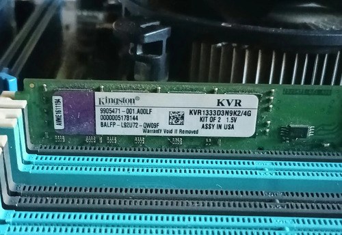 Motherboard Asus P7p55 Lx + Intel I5-650 + 4gb Ram Ddr3 Azul Acero - 6