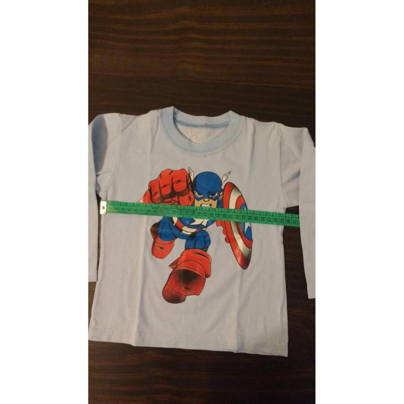 Remeras manga larga superheroe para niño (lote x 2) - 3