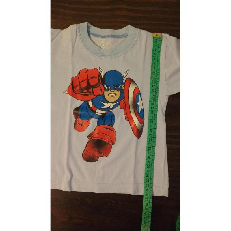 Remeras manga larga superheroe para niño (lote x 2) - 4