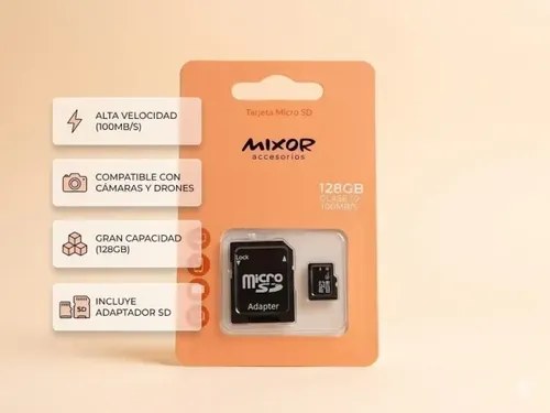 Memoria Micro Sd + Adaptador 128 Gb - 2