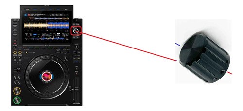 Alphatheta Cdj-3000x Perilla Knob Funcion Browse Search El De La Imagen - 2