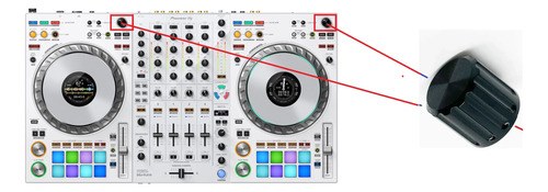 Pioneer Ddj-flx10-w Perilla Knob Load Inst Doubles Browse El De La Imagen - 2