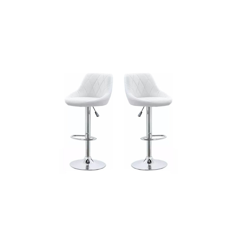 Silla banqueta taburete para desayunador - set por 2 unidades - 1/4