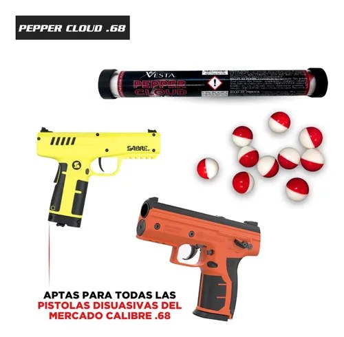 Postas Pimienta Vesta Defense Cal.68 5% Oc Pava Pack 10 - 4