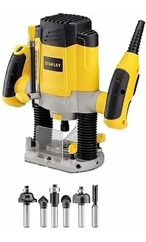 Fresadora Stanley Srr1200 1200w Herramienta Con 6 Fresas Y Pinzas - 9
