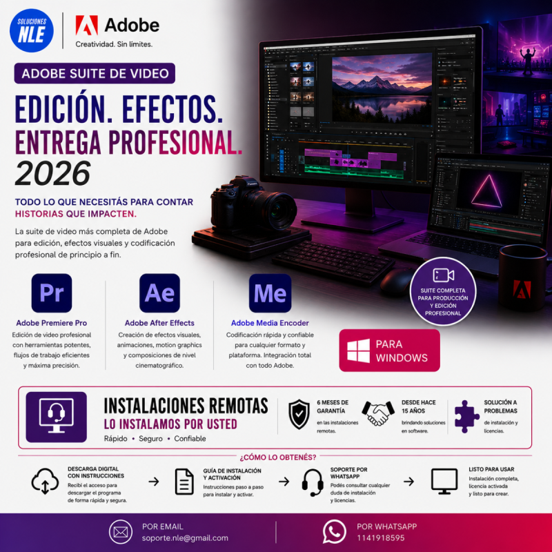 Adobe Video Pro Pack 2026 para Windows