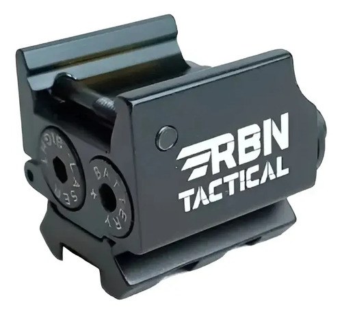 Mira Punto Laser Táctica Rifle Pistola Riel Picatinny Rojo - 4