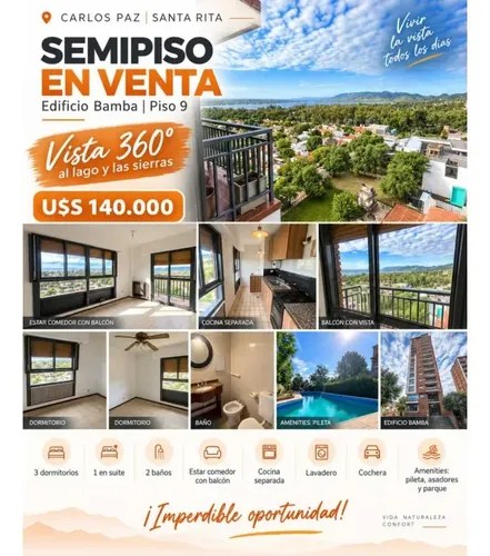 Imperdible Semipiso En Venta Villa Carlos Pazvista 360*