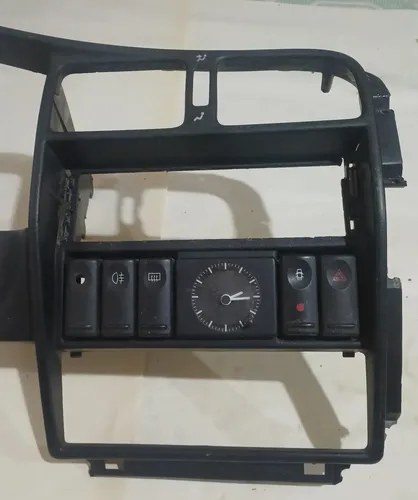 Marco Visera Renault 19 Con Reloj Y Teclas Leer Descripcion Negro - 2