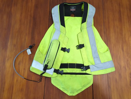 Chaleco Airbag Hit-air Mlv2 Lightning Star Talle M Poco Uso Amarillo M
