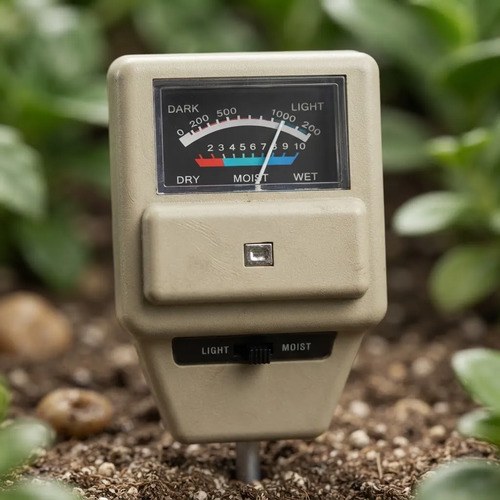 Medidor De Luz Y Humedad Para Plantas Ideal Jardin Suelos - 4