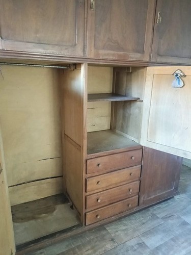 Ropero Antiguo De Madera Con Alzada 2,50mts X 2mts Marrón - 3