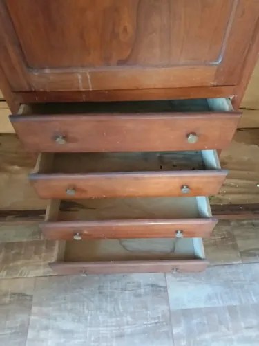 Ropero Antiguo De Madera Con Alzada 2,50mts X 2mts Marrón - 4