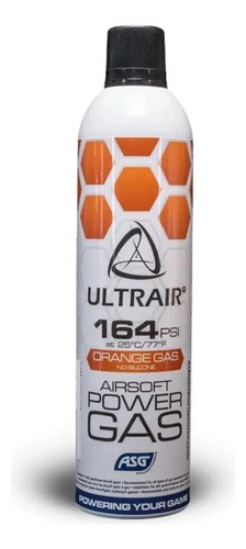 Orange Gas Airsoft Asg Ultrair Power 570ml 164psi