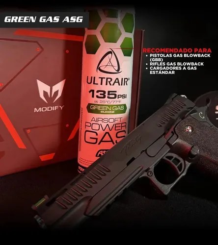 Green Gas Airsoft Asg Ultrair Power Marcadoras - 6