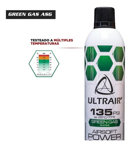 Green Gas Airsoft Asg Ultrair Power Marcadoras - 7