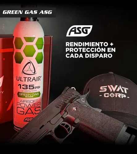 Green Gas Airsoft Asg Ultrair Power Marcadoras - 9