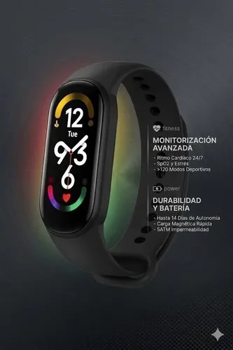 Smartwatch Uni-b7 Negro - 2