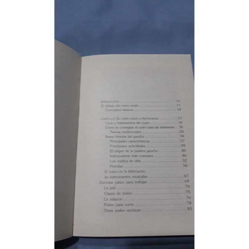 Libro Manualidades Criollas El cuero crudo paso a paso - 3