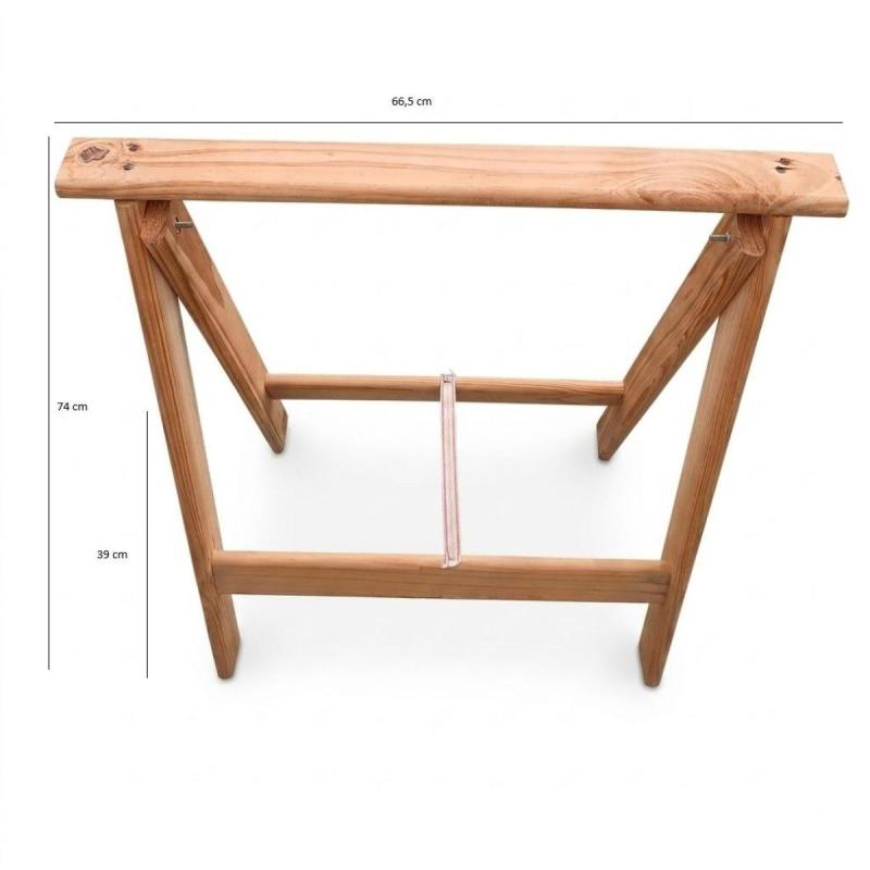 Caballete madera plegable reforzado (ALQUILER) - 2