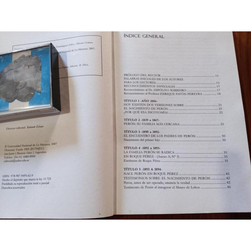 Libro Peron Cuando y Donde Nacio, Casettes Eva, Peron y Che Guevara - 3