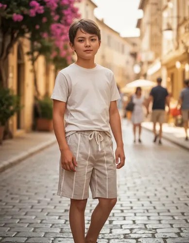 Bermuda De Lino Rayada Gosha Niños Primavera/verano - 10