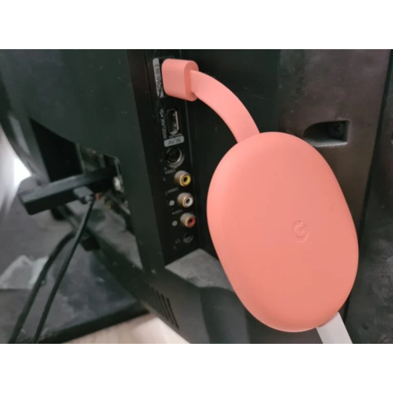 Tvbox Google Chromecast 4th 4K Sunrise Rosado Nuevo Sellado - 2