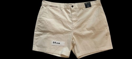Bermuda Tommy Hilfiger Talle 44- 58 Cm De Cintura Original Blanco Crema 2xl