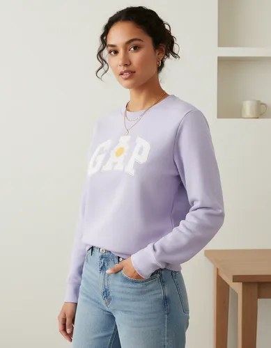 Buzo Gap Talle S Cuello Redondo Mujer S Lila - 2