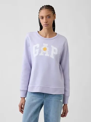 Buzo Gap Talle S Cuello Redondo Mujer S Lila - 4