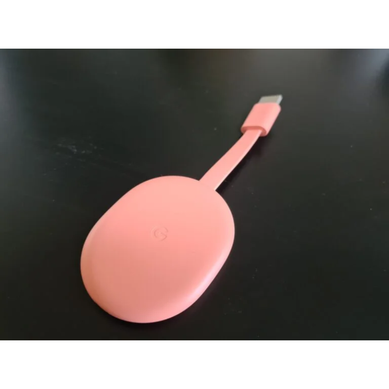 Tvbox Google Chromecast 4th 4K Sunrise Rosado Nuevo Sellado - 5