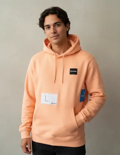 Buzo Hoodie Columbia Talle L Hombre Original L Salmon